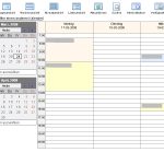 Kalender in Wochen-Ansicht
